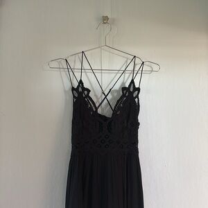 free people lace gauze maxi